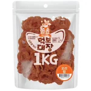 멍쵸 먹보대장 오리링 1kg 1개