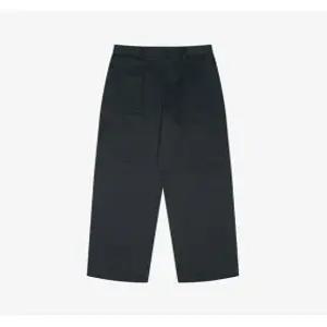 볼륨 테이퍼드 퍼티그 팬츠 블랙(PHFAX4265)