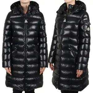 몽클레어 25FW 여성 모카 후드 롱패딩 블랙 성인사이즈 1C50110 68950 999 12-14Y