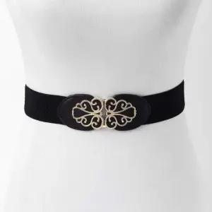 와이드 밴드벨트 밴딩벨트블랙 스판 스판밴드벨트 밴딩벨트 여성벨트 와이드벨트 l