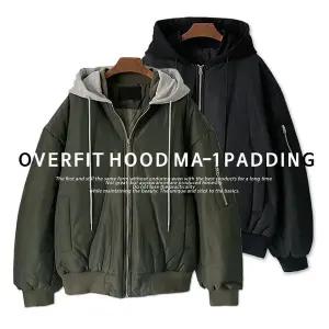 [위엔드]빅 오버핏 후드 항공 패딩_2 color / L - 3XL size