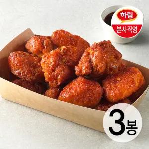 하림 달콤양념 순살치킨 350g 3봉