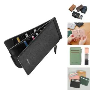 여성 카드 장지갑 장지갑/지갑/예쁜/미니/소형/슬림/가죽/여자/홀더/소가죽/지퍼/명함/슬라이드/원터치/이