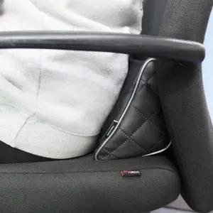 국산 사무실 등쿠션 의자 허리 받침대 의자등받이 요추쿠션 디스크 사무실 자동차 허리쿠션 메모리폼