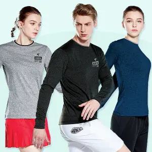 비트로 남성 여성 긴팔 티셔츠 배드민턴복 탁구복 RT-21932W