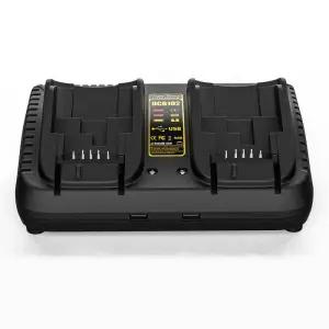 [호환] 디월트 배터리 충전기 2구 호환 급속 충전 10.8V-12V
