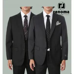 [롯데백화점]레노마 SS 레노마 봄여름 무광 2종택일 블랙,다크그레이 스트레치정장 ISJ4130ADG