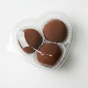 웰베이킹 하트 케이스 100개 / 디저트 답례품 두바이쫀득쿠키 두쫀쿠 포장