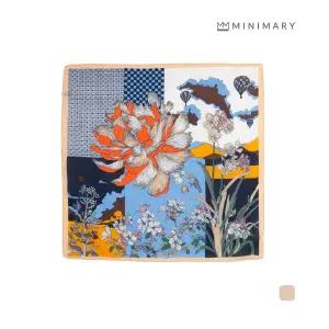 [미니마리] 플라워체크패턴스카프 (MMA3AC01)