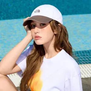 [노스페이스] [노스페이스 공식] NE3CR01M 화이트라벨 로고 볼캡_OFF WHITE