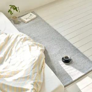 긴러그 사계절 쇼파 원룸 침대 밑 방 바닥 극세사 미니 롱 무지 패드 러그 카페트