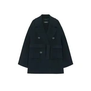 오르넬라 울 코트 네이비 ORNELLA-081