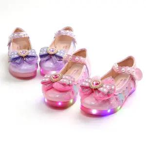 러브 하트 LED구두 공주 여아 키즈메리제인 초등 유아 아기 불빛 구두