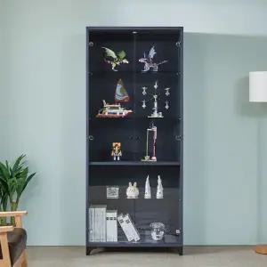 나무뜰 빈스 키높은 800 유리 장식장 HP175C (착불)