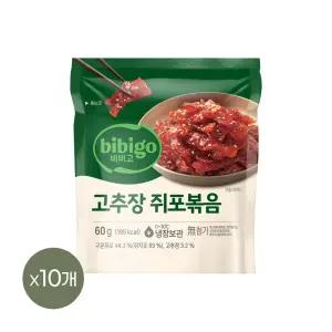 비비고 고추장쥐포볶음 60g x10개