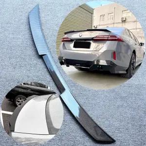 2024  2025 리어 스포일러 세단 트렁크 윙 튜닝 글로시 블랙 BMW 호환 5 시리즈 G60 V 520d 520i 530i 530e