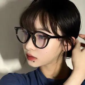 멜라크메 기본 라운드 뿔테안경테