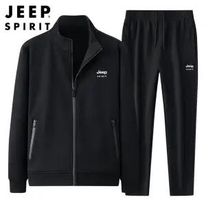JEEP SPIRIT 봄 가을 캐주얼 빅사이즈 남자 트레이닝복 세트
