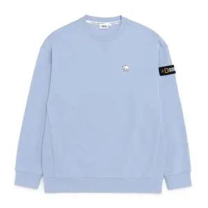 [내셔널지오그래픽] N231USW930 베어 와펜 세미 오버핏 맨투맨 티셔츠 STORM BLUE