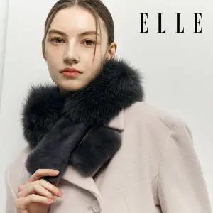 [엘르](천안아산점) 아름폭스앤밍크 퍼 머플러 SE93MF207