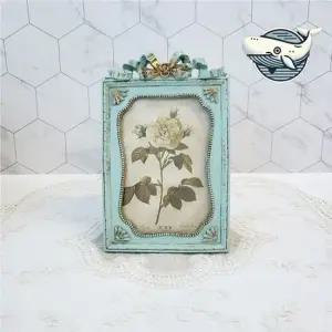 우아한 미니 리본 액자 탁상용 테이블 인테리어 앤틱액자 리본액자 협탁액자 탁상액자