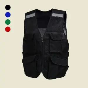 라이더 작업 조끼 오토바이 퀵서비스 형광반사 (WFK696F)