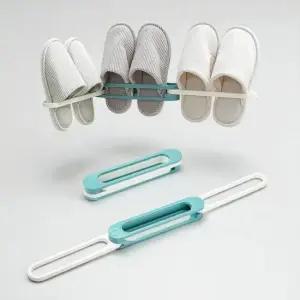 다용도 부착형 3단 실내화 거치대 욕실화 수건 걸이 다용도 실내화걸이 수건걸이