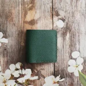 수제 가죽 지갑 남성 심플 사각형 반지갑 중지갑 아버지지갑 가죽공예지갑 남성지갑