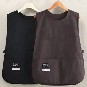 유치원 어린이집 공방 생활방수 포켓 오버핏 앞치마