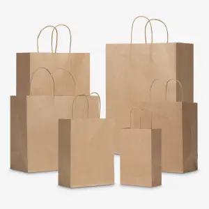 나우스팩 크라프트 럭스 트위스트쇼핑백(100장) - 9가지 사이즈