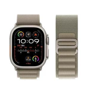 Apple Watch 밴드용 알파인 스트랩 44mm 40mm 49mm 45mm 41mm 38mm 42mm 나일론 팔찌 Iwatch Ultra 2 시리즈 9 3 4 5 6 7 8 SE 벨트