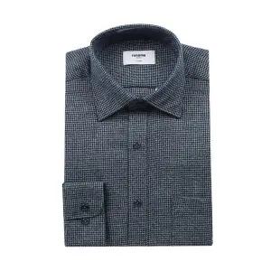 갤러리아 (긴소매 일반핏) 투톤 스타체크 기모 셔츠 RPWSG0035GE