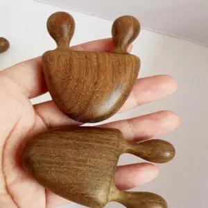 우드볼 미니 괄사 페이스 지압 휴대용 마사지