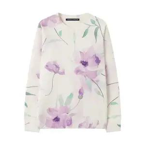 [미니멈][미니멈 에브리데이]플라워 나염 라운드넥 긴팔 니트 (EB4KT023D)