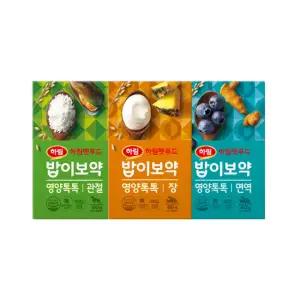 [하림펫푸드] 밥이보약 영양톡톡 60g 3종 세트(장+관절+면역)