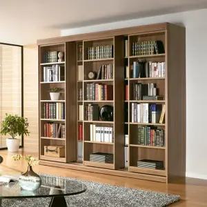 에든 거실 서재화 전면 슬라이딩 만화 책장 SL-3600 수납장 서재 인테리어 고급 가구