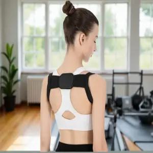 말린 등 펴주는 기구 허리 척추 굽은 말린 어깨 펴주는 바른 교정 자세 밴드