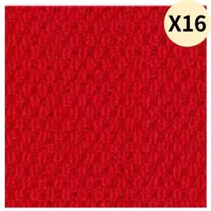 세븐펫 반려견 카페트 도톰 매트 레드 50x50cm X16