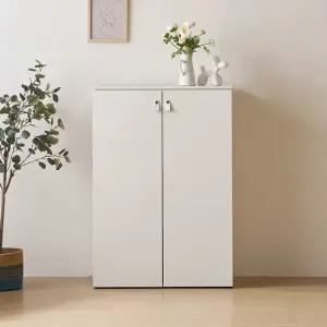 우아미가구 고인엘 다용도 3단 3칸 높은 수납장 800