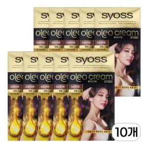 사이오스 올레오 크림 셀프 새치 염색약 3N 로얄브라운 10개