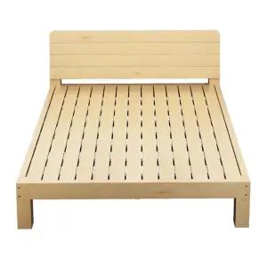 저상형 수납 침대프레임 퀸 싱글 저상 원목침대 선반 조립식