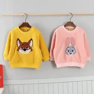 정품 디즈니 옷 주토피아 아동 후리스 티셔츠 맨투맨