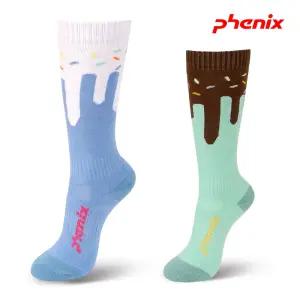 피닉스 아동양말 Melty Ice Cream/주니어 스키 보드 양말