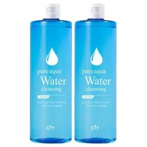 퓨어 아쿠아 미네랄 클렌징워터 대용량 500ml 2개
