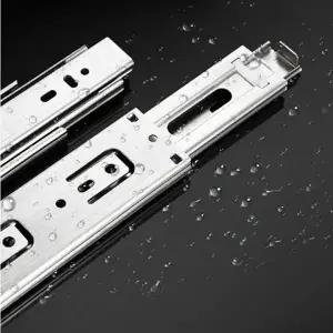 [골드스마일]가구 3단 서랍 슬라이딩 서랍장 싱크대 레일 400mm