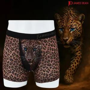 제임스딘 남자 폴리스판 동물 프린팅 드로즈 팬티 1매입 D2B9