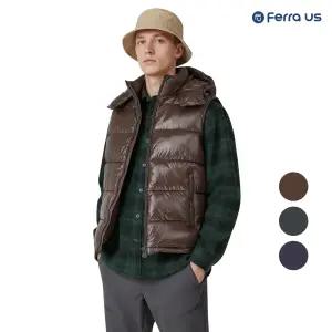 페라어스 남성 경량 에나멜 후드 패딩 등산 조끼 OCVW5BF6490
