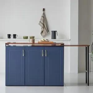 인써트 1200확장형 아일랜드식탁 홈바 수납테이블 주방수납장