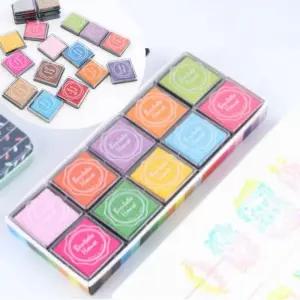 20종 컬러 스탬프 잉크 패드 세트 패브릭 스탬프패드/색잉크/DIY/가벼운/공예/놀이/공예용/교사용/교육용