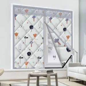 바람막이 커튼 커텐 단열 방풍 창문 패딩 난방 현관